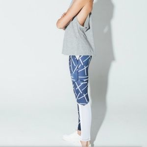 NWT Arcadia Movement Mikado Leggings, Small, Blue